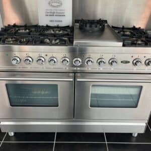 Boretti VFP1202IX Gasfornuis met Dubbele Oven - 120 cm Breed - RVS/Inox